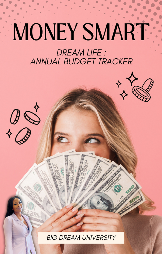 Dream Life Annual Budget Tracker
